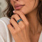 Owl Eyes Oxidized Ring - One Size | Harsh Jewellers