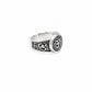 Oxidized Om Signet Ring | Harsh Jewellers
