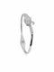 Panther Crystal Silver Kada - sterling silver | Harsh Jewellers