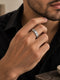 Pave Screw-Motif Band Ring - UK 6 | Harsh Jewellers