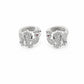 Peacock Huggie Hoop Earrings - sterling silver | Harsh Jewellers
