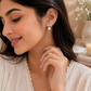 Pearl Bow Stud Earrings - sterling silver | Harsh Jewellers