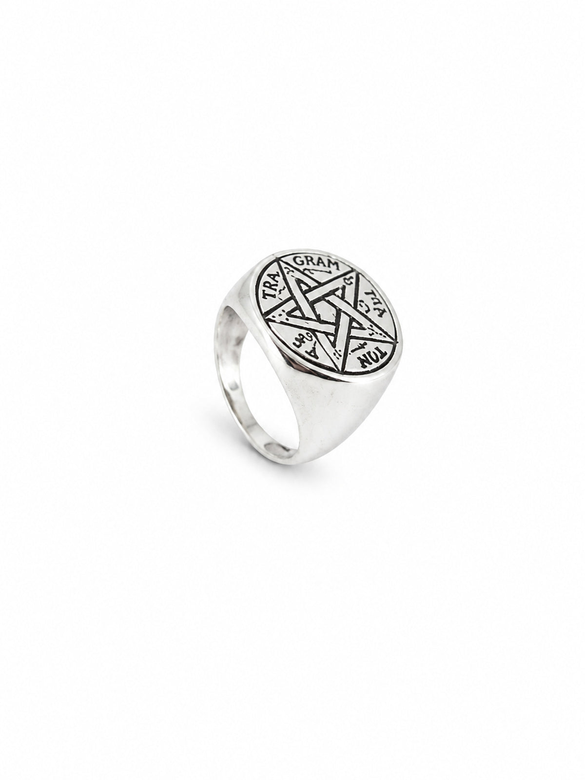 Pentagram Signet Ring - UK 6 | Harsh Jewellers