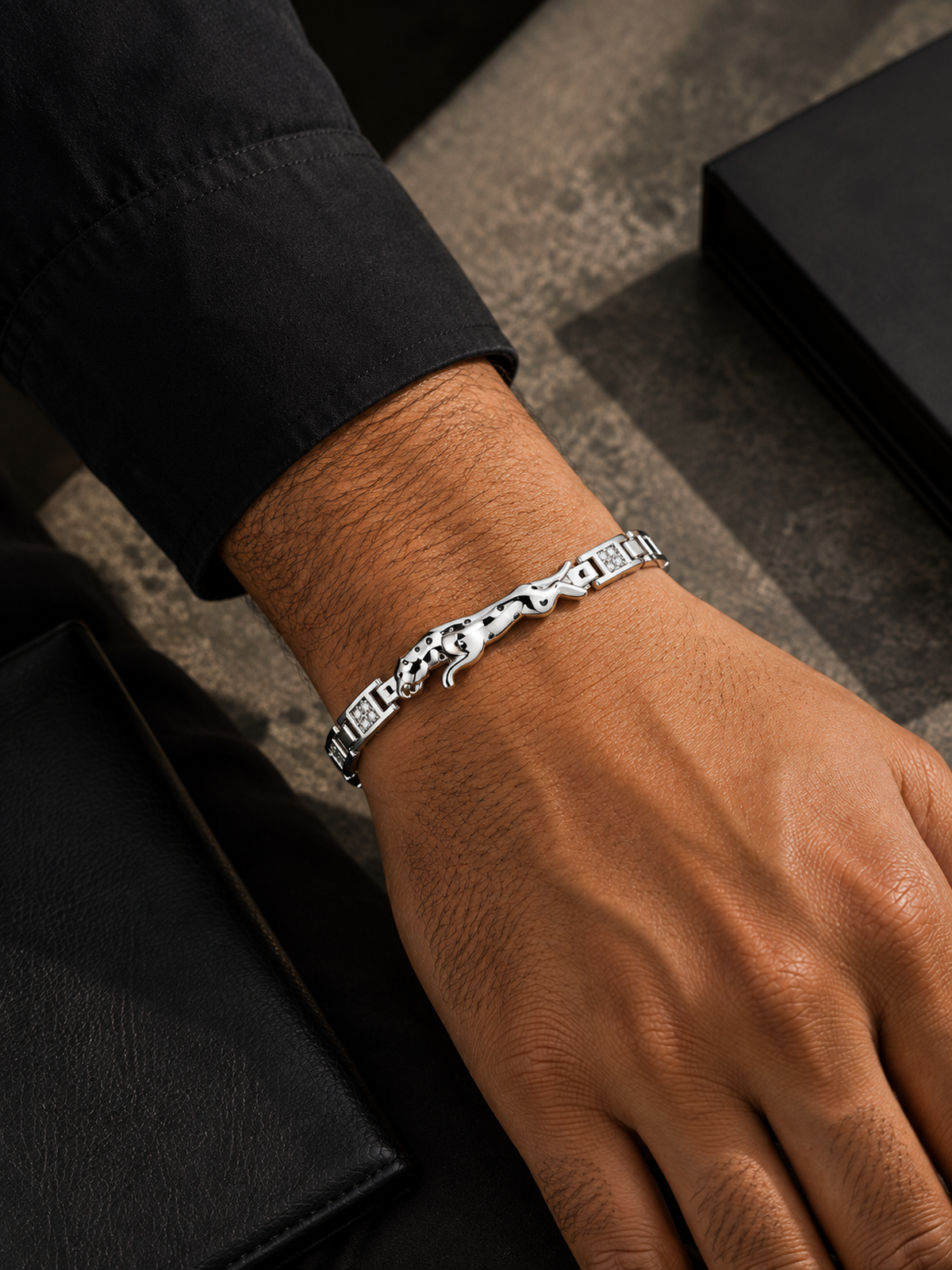 Predator Link Bracelet - 925 Sterling Silver | Harsh Jewellers