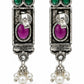 Rani Pearl Cluster Earrings - 925 Sterling Silver | Harsh Jewellers