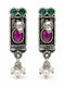 Rani Pearl Cluster Earrings - 925 Sterling Silver | Harsh Jewellers
