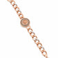 Rose Gold Om Motif Chain Bracelet -  | Harsh Jewellers