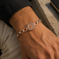 Rose Gold Om Motif Chain Bracelet -  | Harsh Jewellers