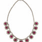 Rosette Disc Necklace - 925 Sterling Silver | Harsh Jewellers