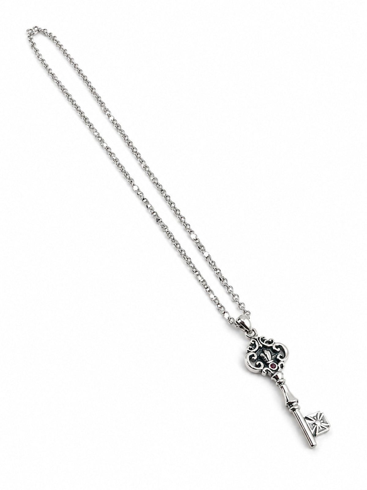 Royal Key Pendant - 925 Sterling Silver | Harsh Jewellers