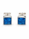 Sapphire Block Studs - 925 Sterling Silver | Harsh Jewellers