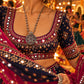 Model wearing Seven Blossom Medallion Necklace in 925 sterling silver | Harsh Jewellers
