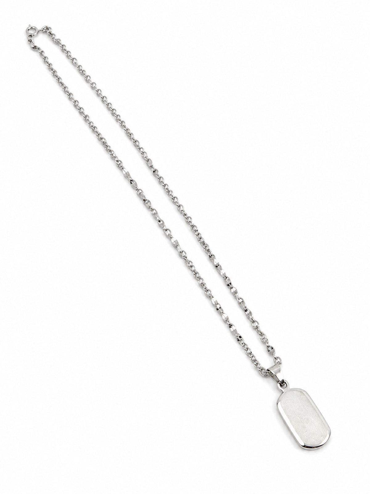 Signature Tag Pendant - 925 Sterling Silver | Harsh Jewellers