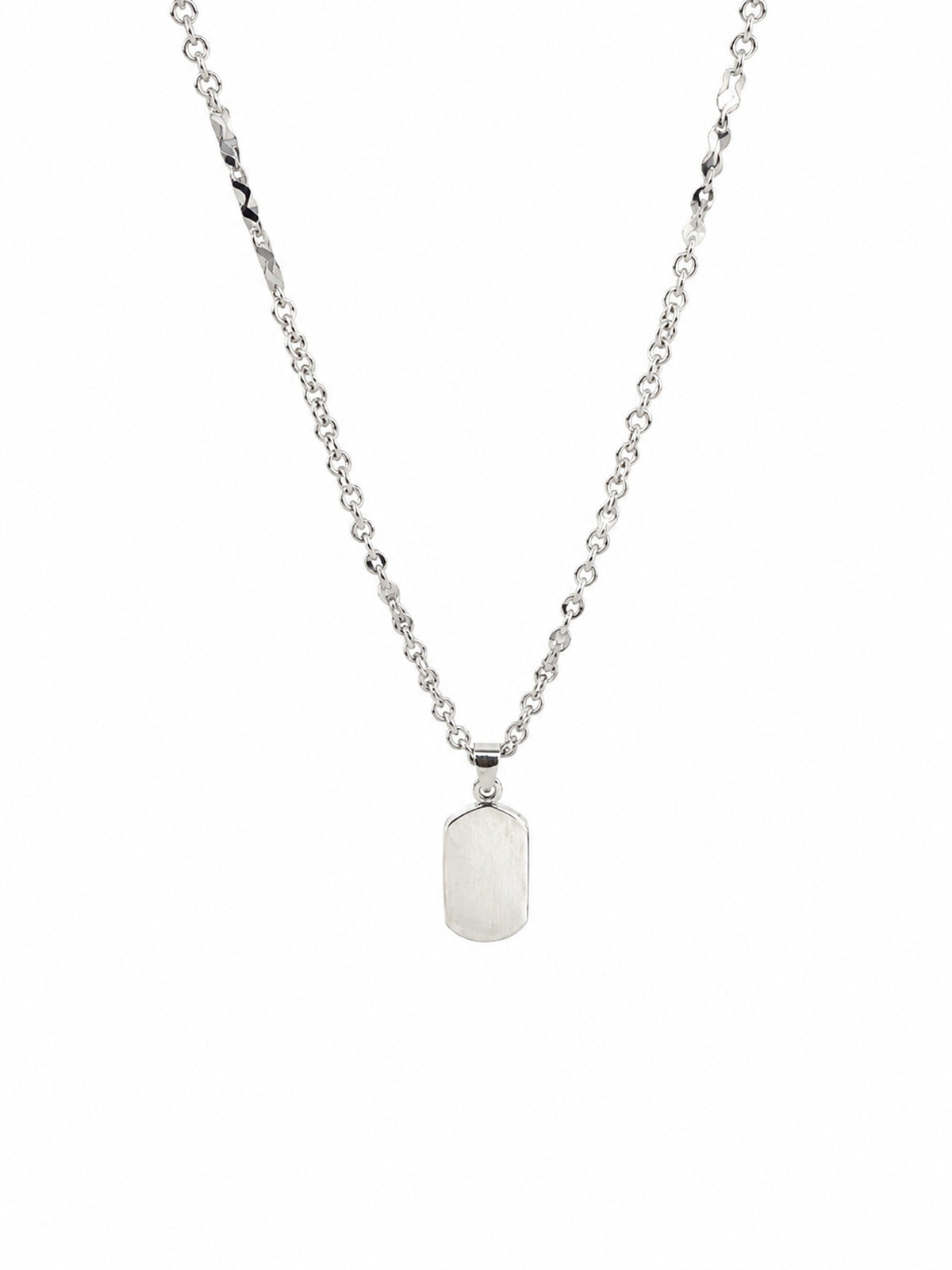 Signature Tag Pendant - 925 Sterling Silver | Harsh Jewellers