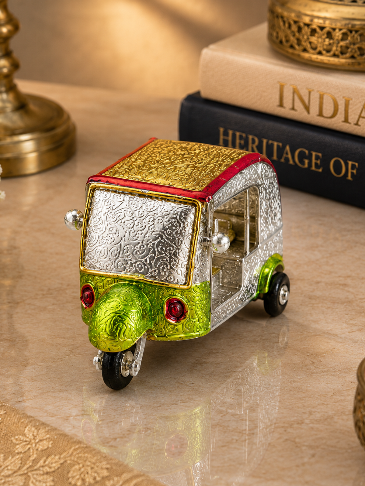 Silver Auto Rickshaw - sterling silver | Harsh Jewellers