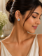 Silver Baguette Cluster Stud Earrings - sterling silver | Harsh Jewellers