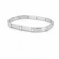 Silver Baguette Stone Kadda Bracelet - sterling silver | Harsh Jewellers