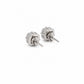 Silver Cluster CZ Stud Earrings - sterling silver | Harsh Jewellers