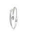 Silver Hand Embrace CZ Bangle - sterling silver | Harsh Jewellers