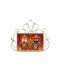 Silver Jagannath Devotional Frame - sterling silver | Harsh Jewellers