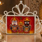 Silver Jagannath Devotional Frame - sterling silver | Harsh Jewellers