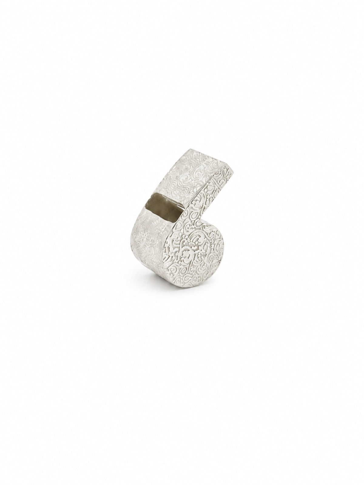 Silver Ornate Whistle - sterling silver | Harsh Jewellers