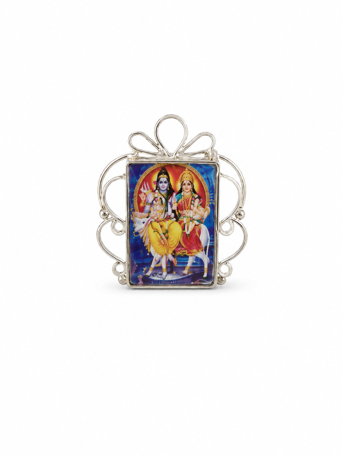 Silver Rama & Sita Decorative Frame - sterling silver | Harsh Jewellers