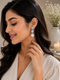 Silver Triple-Circle Drop Earrings - sterling silver | Harsh Jewellers