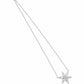 Snowflake Crystal Chain Pendant - 925 Sterling Silver | Harsh Jewellers
