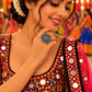 Model wearing Spiral Sun Ring in 925 sterling silver | Harsh Jewellers