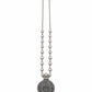Sunburst Oval Necklace - 925 Sterling Silver | Harsh Jewellers
