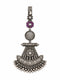 Violet Fan Pendant - 925 Sterling Silver | Harsh Jewellers