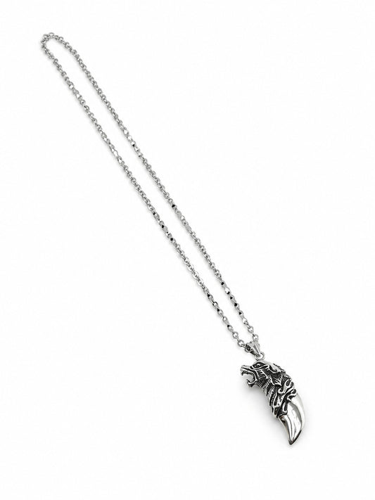 Wolf Fang Pendant - 925 Sterling Silver | Harsh Jewellers