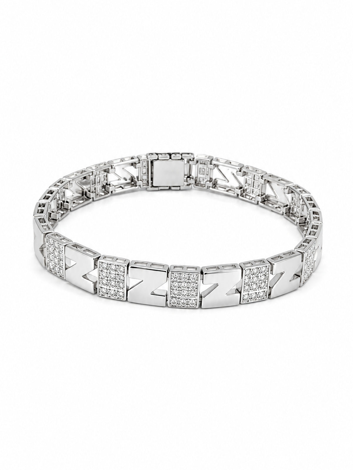 Z-Link Bracelet - 925 Sterling Silver | Harsh Jewellers